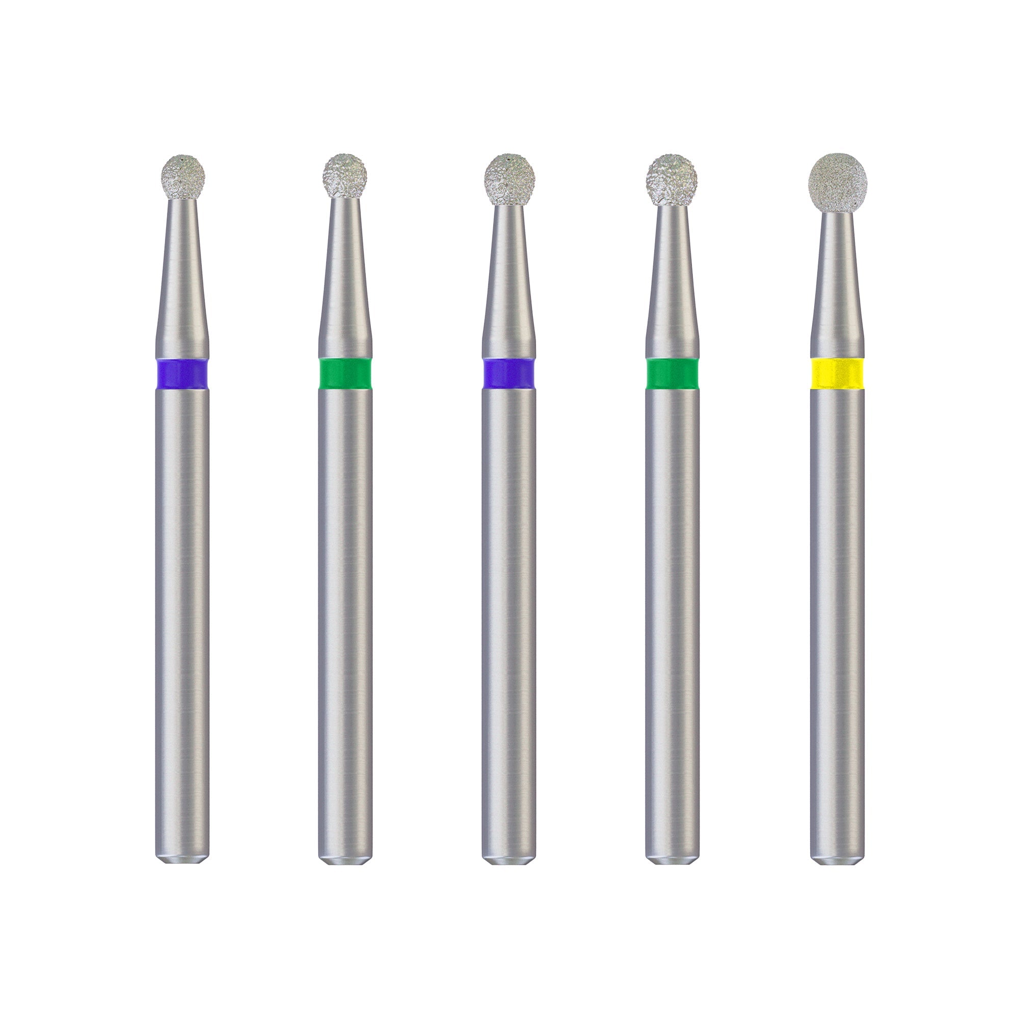 DSI Dental Diamond Reusable Burs Round Ball (ISO-001) 19mm