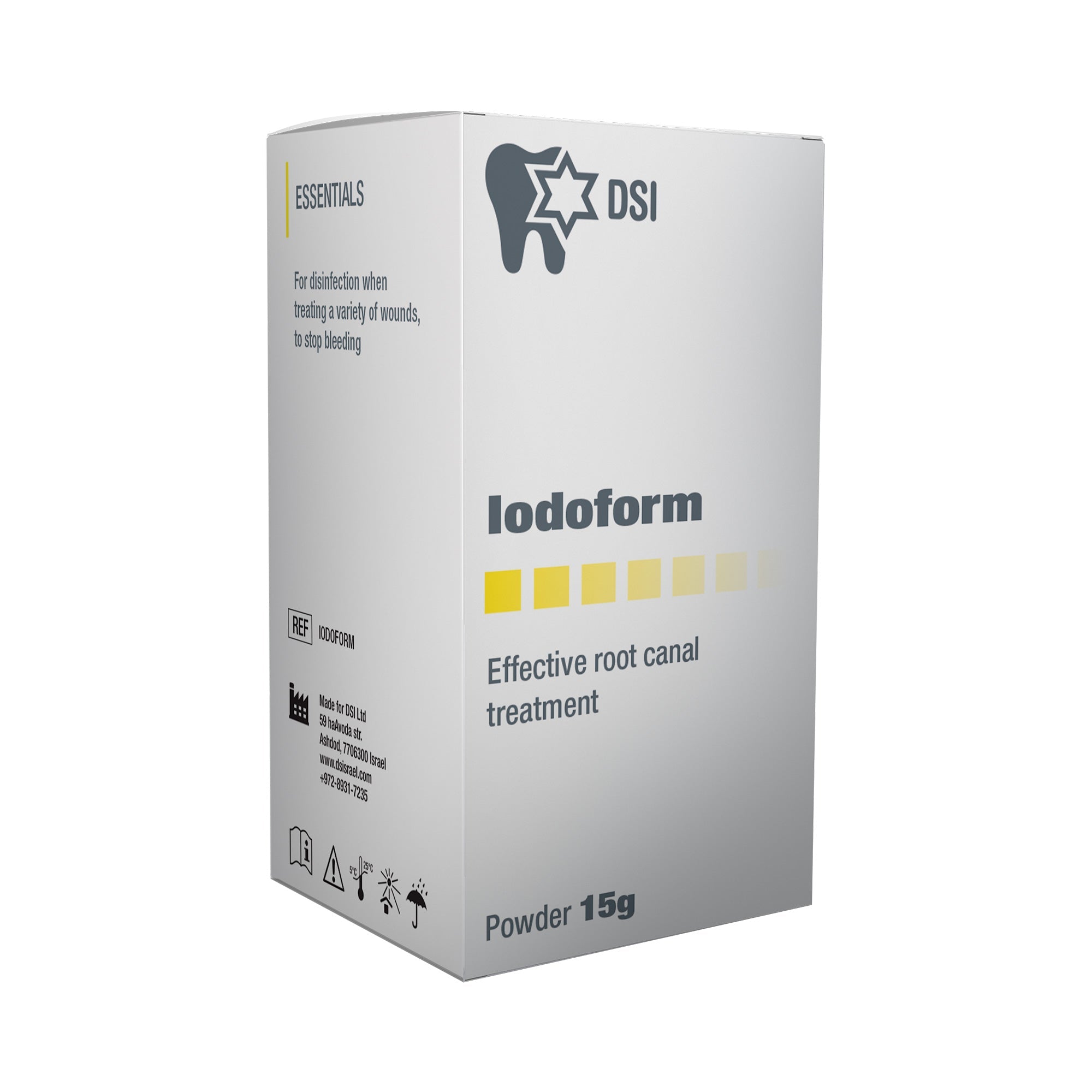 DSI Iodoform Powder For Root Canal Treatment 15g 0.5oz