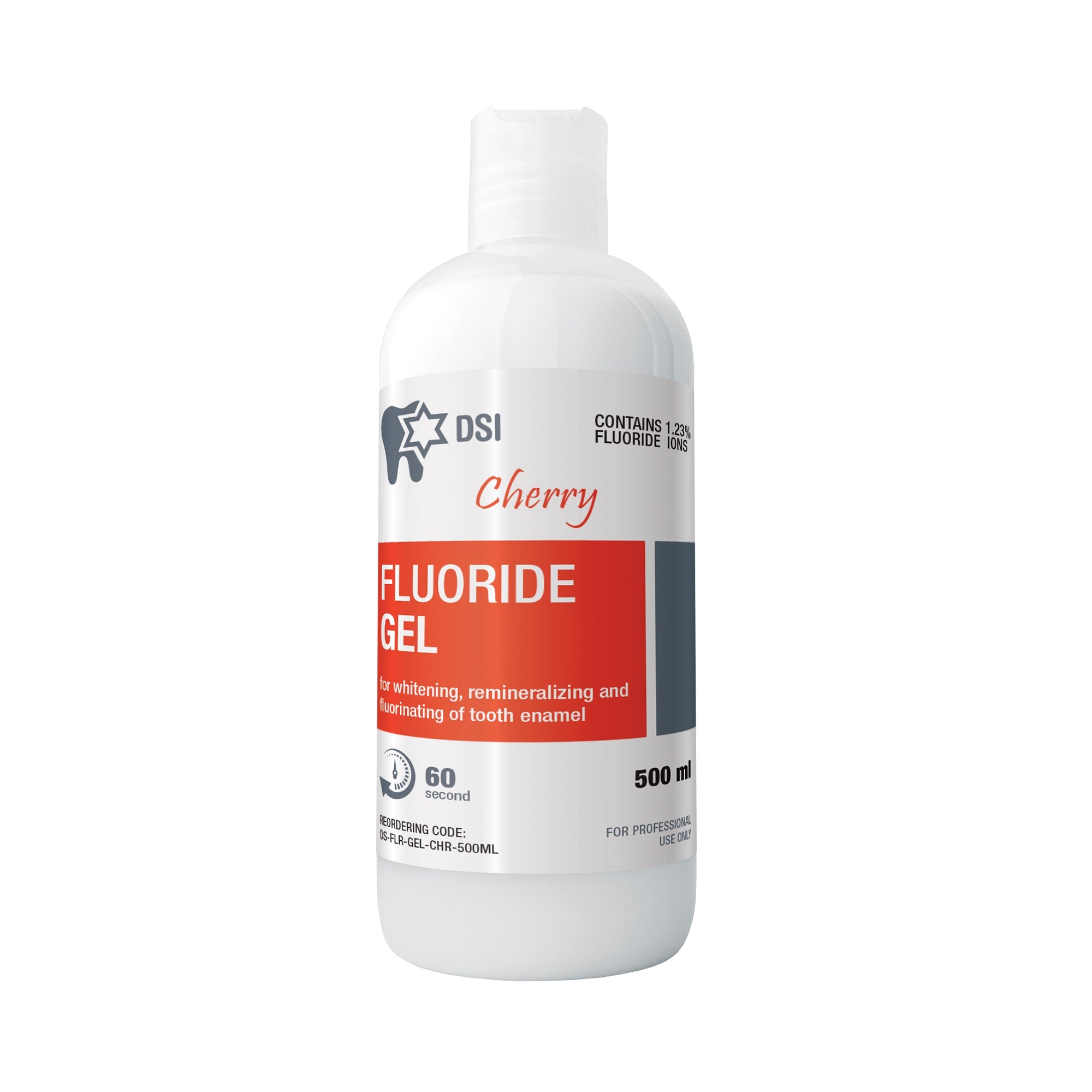 DSI Fluoride Gel 1.23% Preventive Treatment For Teeth 500ml 17oz