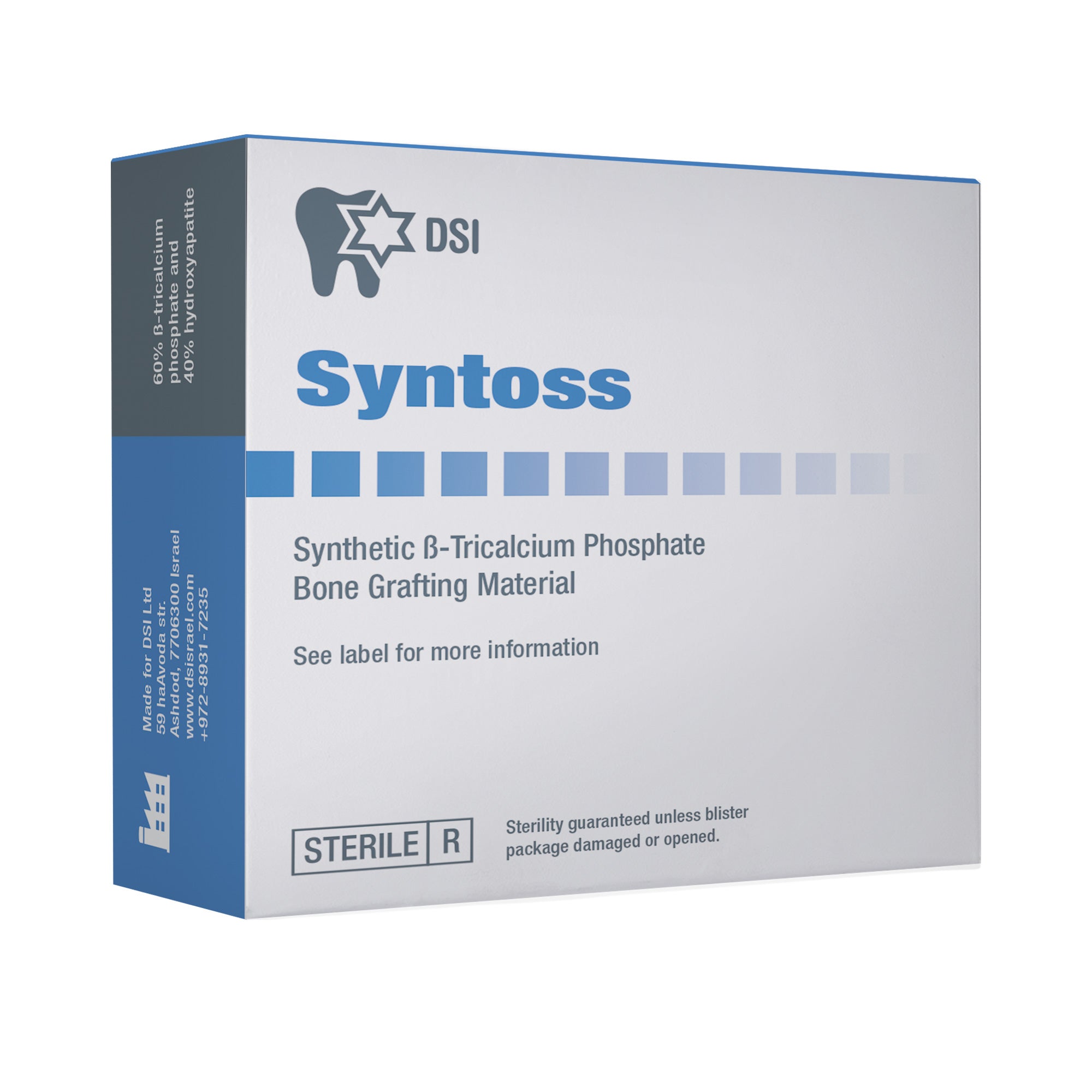 DSI Syntoss Synthetic Bone Graft TCP/HA Mix in Cones Alloplast