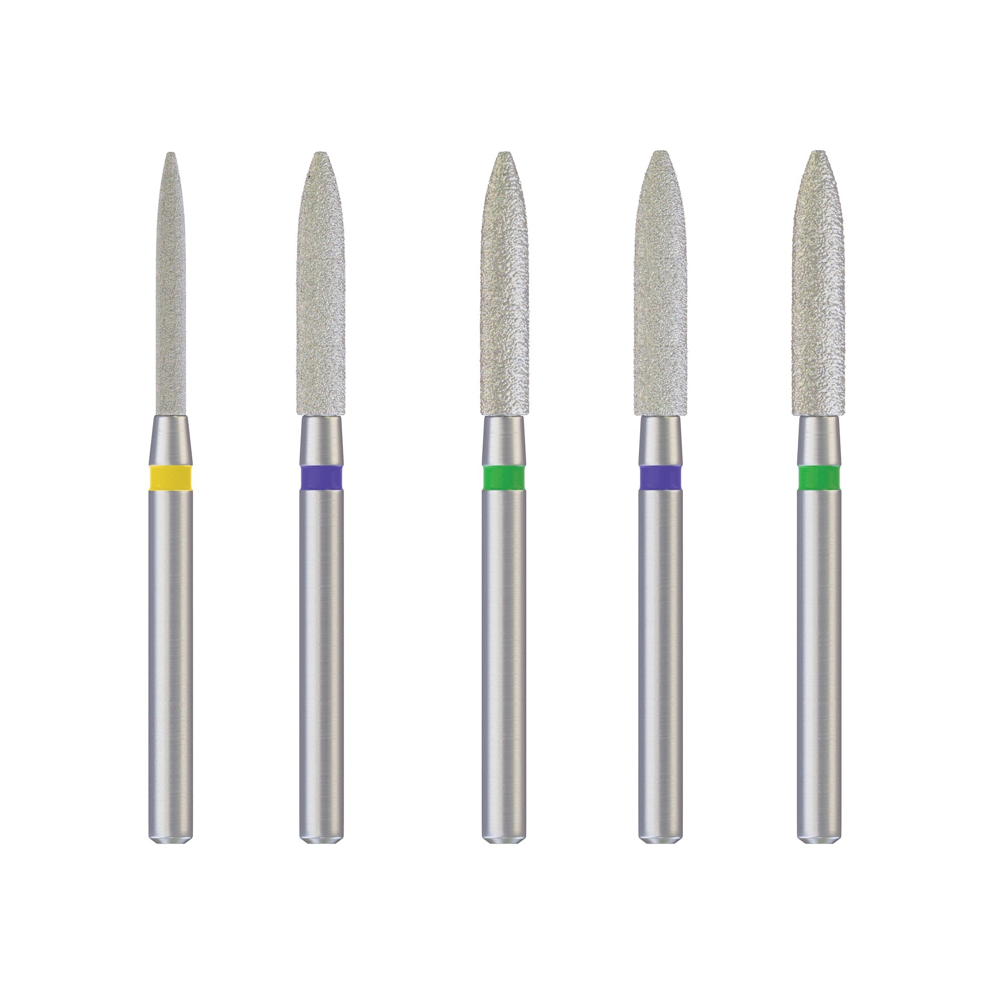 DSI Dental Diamond Burs Pointed Cylindrical (ISO-245) 22mm