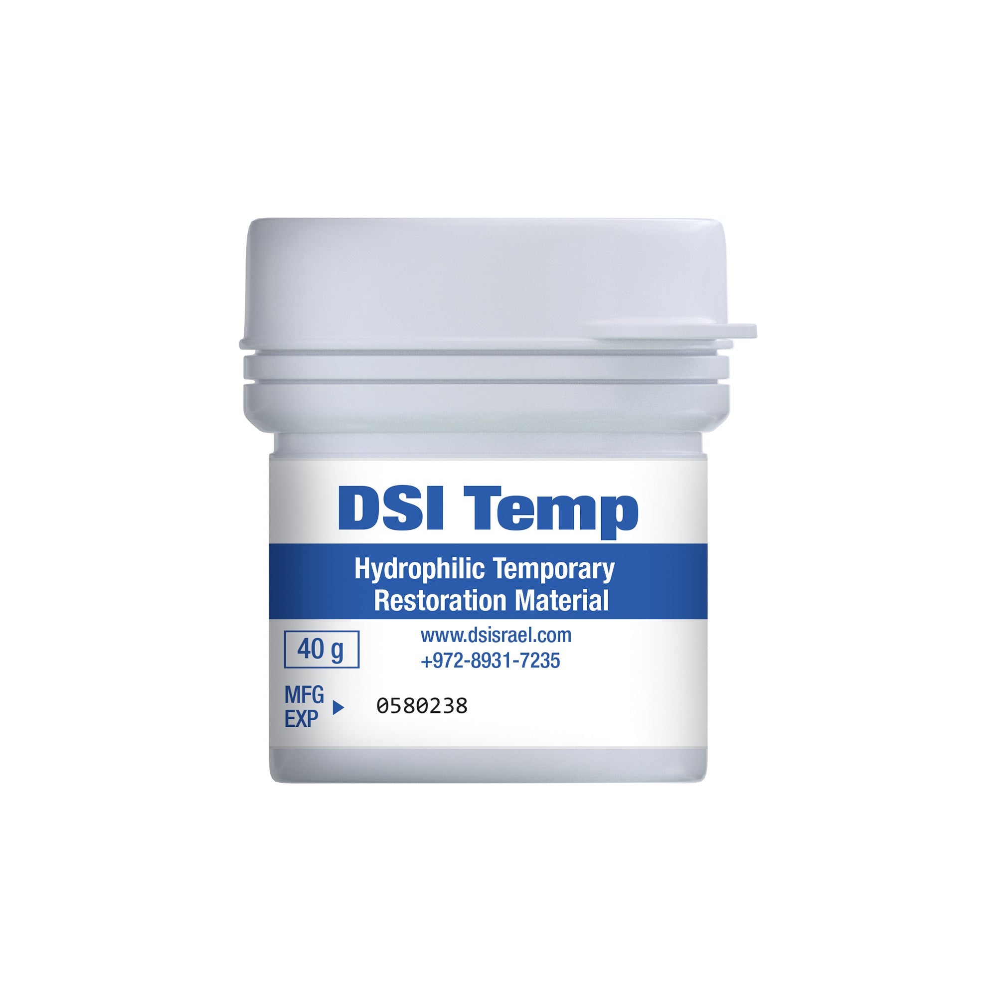 DSI Temp Temporary Restorative Filling Material / Cavity Filler 40g Jar