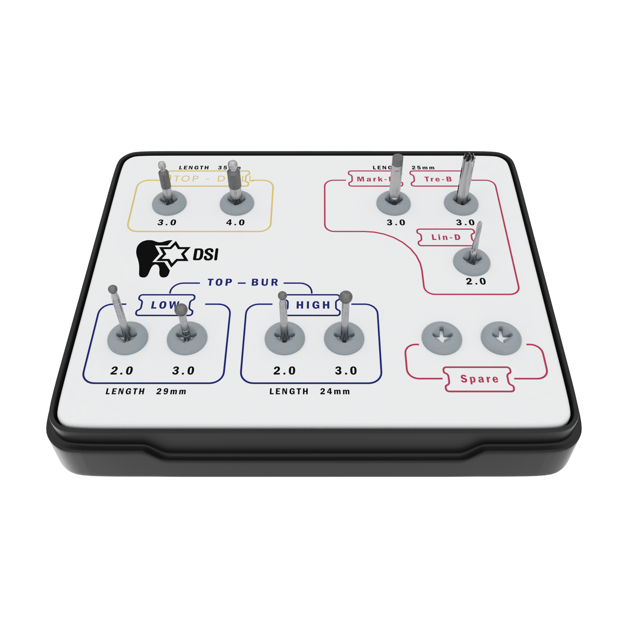 DSI TOP Osteotomy Drill Kit For Implant Surgery