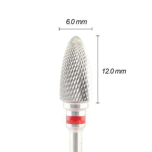 Wilson Cross Cut Bullet Fine Carbide Bur - 12.0mm