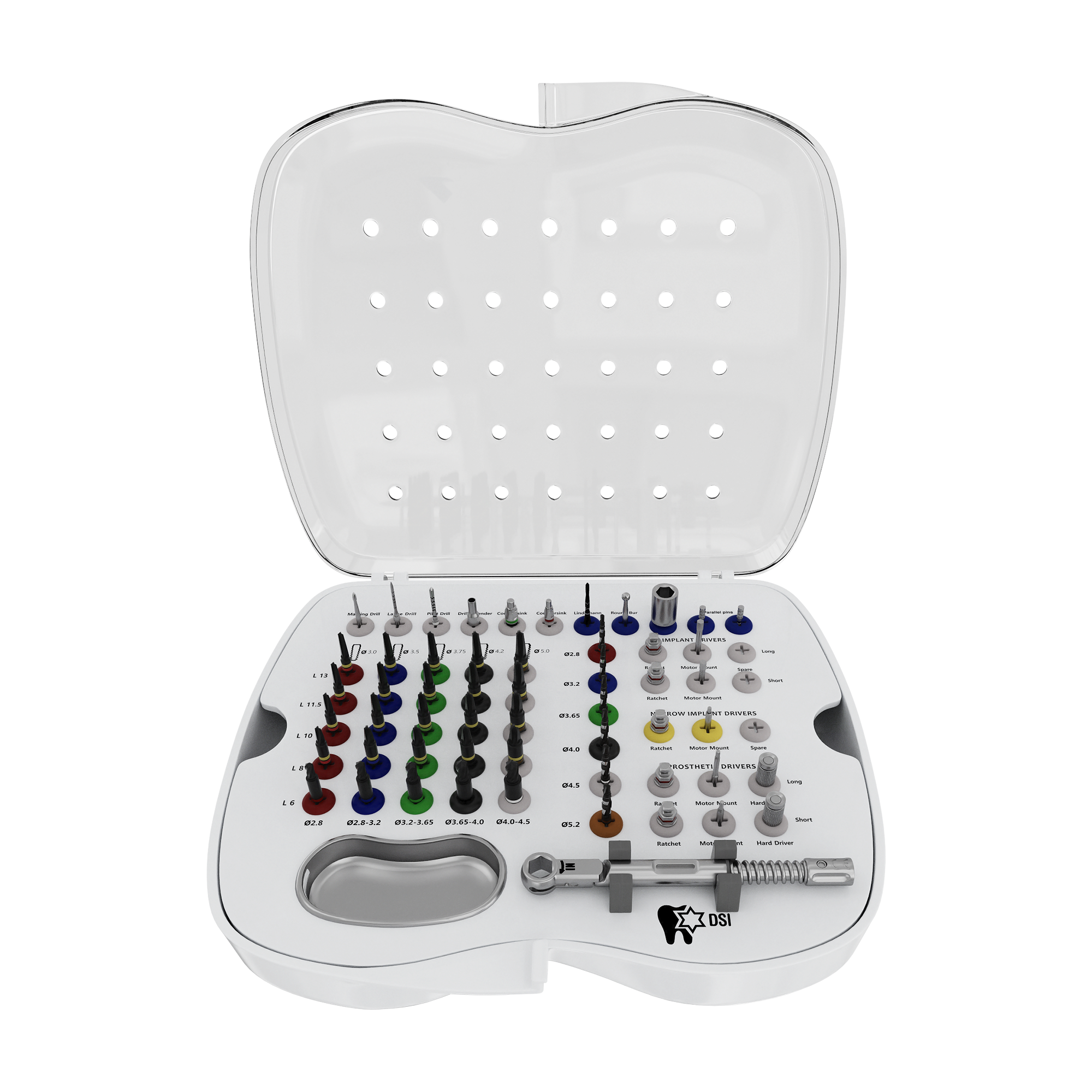 DSI SK006 Conical Drills Surgical Kit For Advanced Implant Maxillo-fascial Treatment