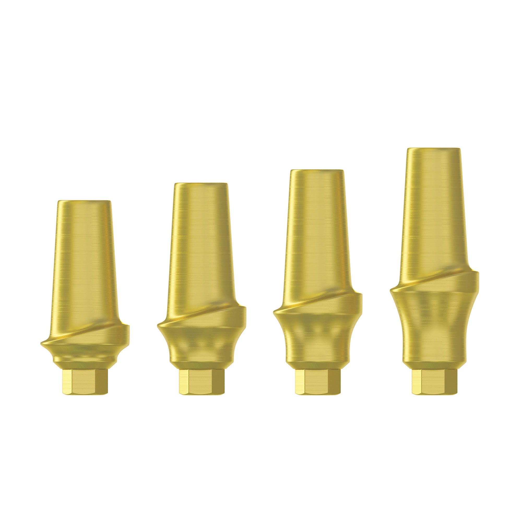 DSI Titanium Concave Straight Abutment Ø5.0mm - Internal Hex Ø2.42mm