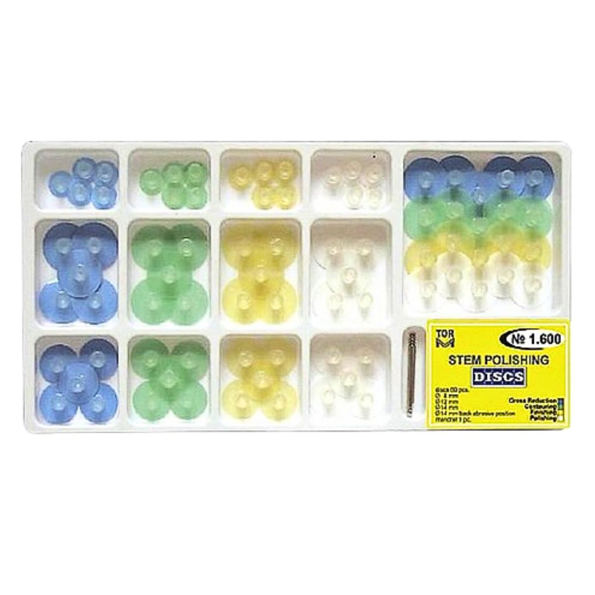 Tor VM Stem Polishing Discs Set 80pcs