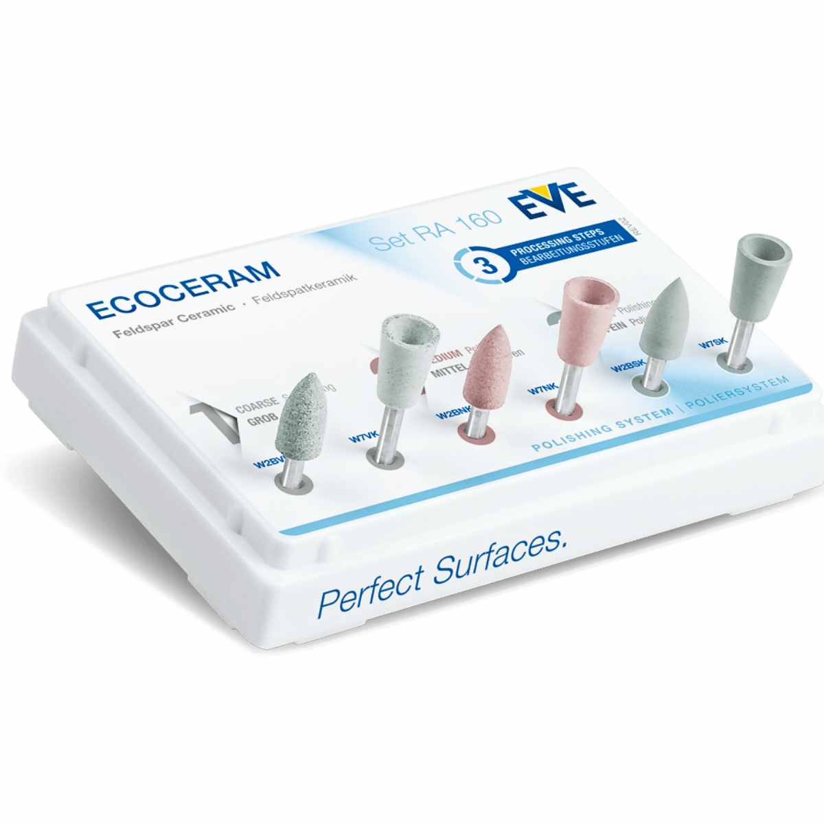 EVE Ecoceram RA 160 Set of 6 Fluorescent Polishers