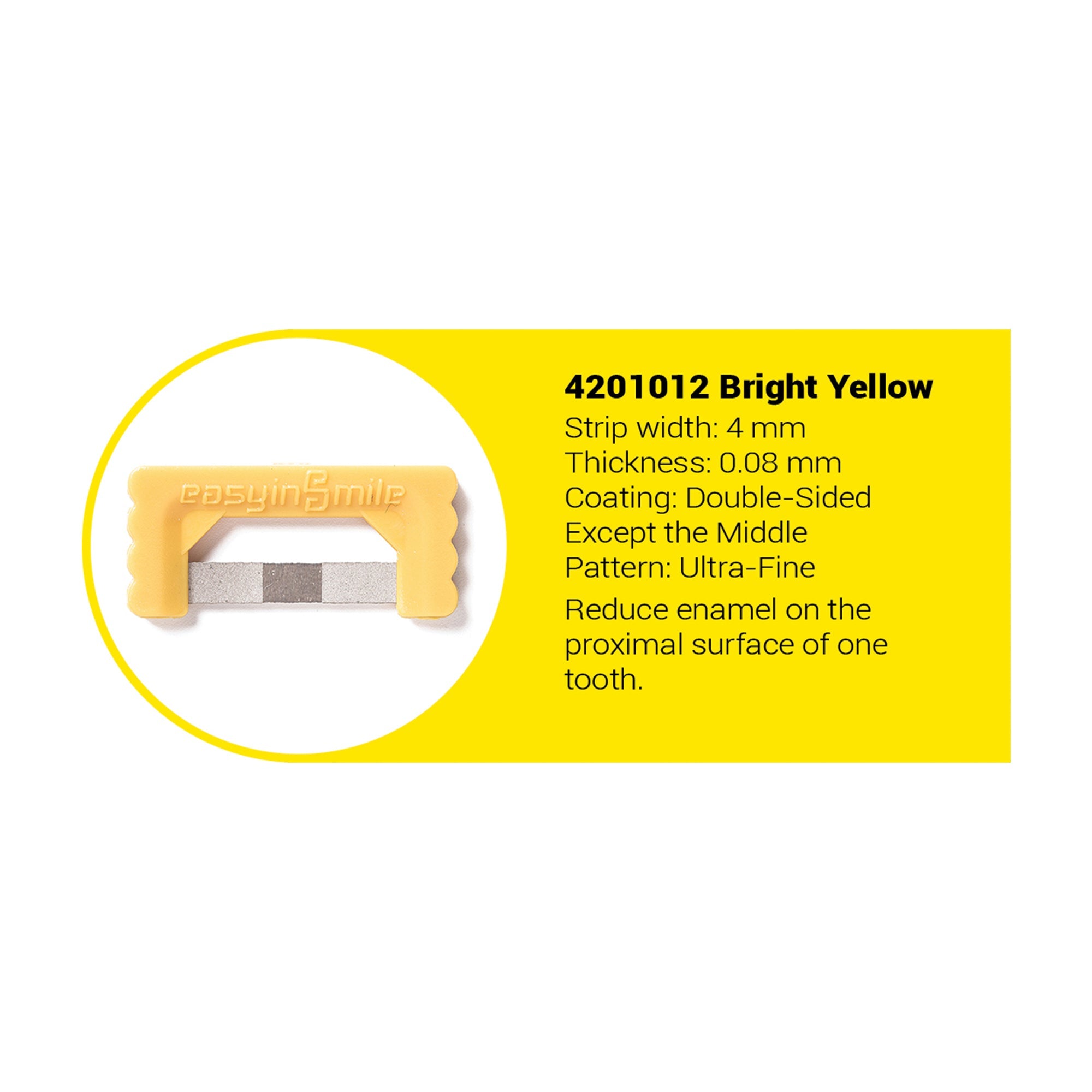 Easyinsmile IPR Strips Bright Yellow