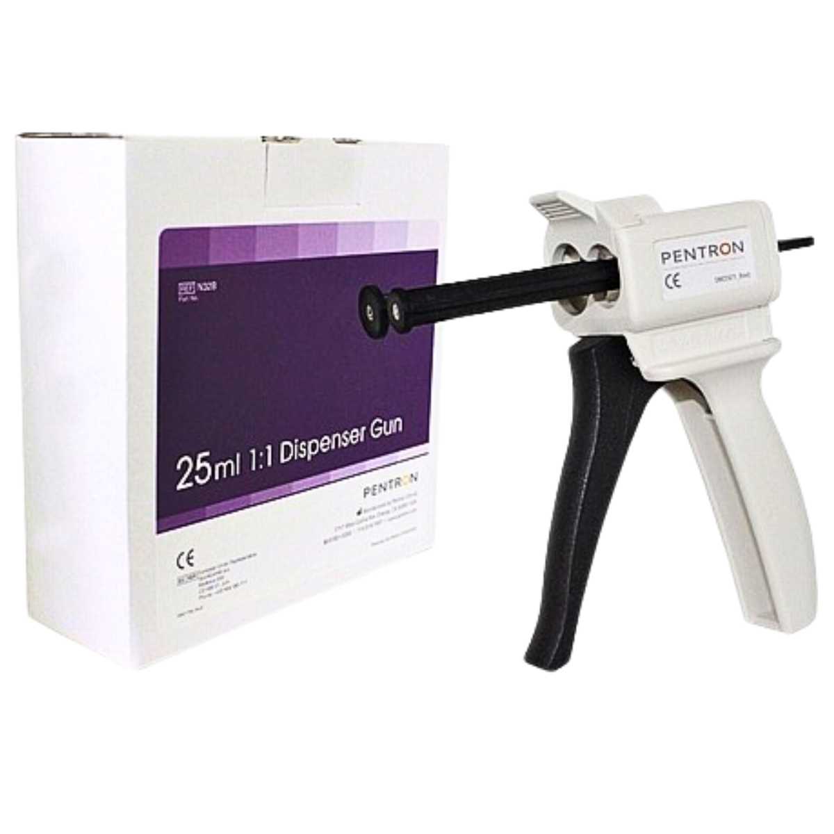 Pentron Mixing Dispenser Gun For Cartridge 25ml 1:1 Ratio