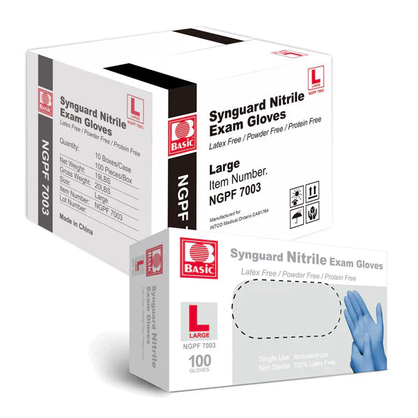 Synguard Nitrile Examination Gloves