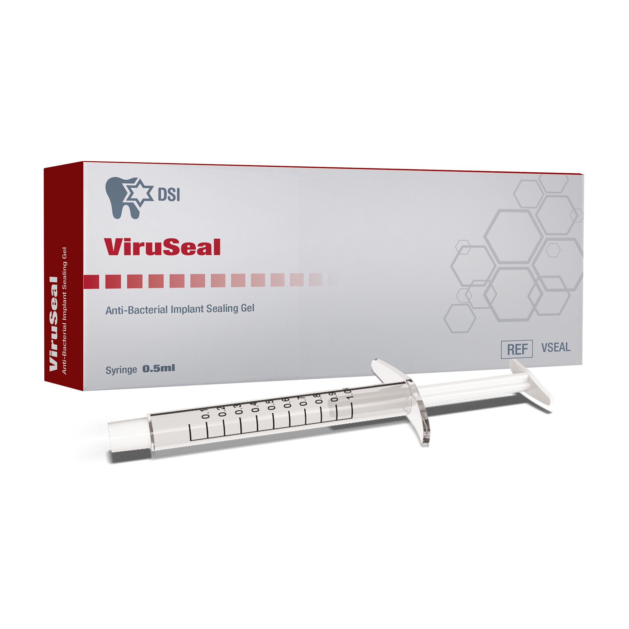 DSI Viruseal Anti-Bacterial Implant Sealing Gel Prevent Peri-implantitis 0.5ml