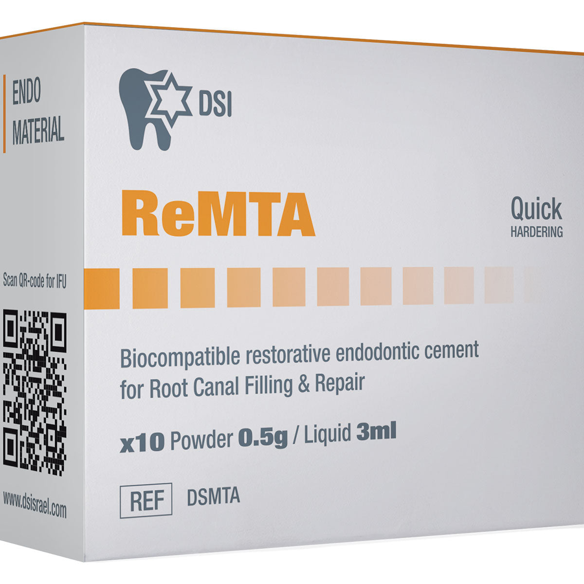 DSI ReMTA Biocompatible Restorative Endodontic Cement Powder/Liquid 5g 3ml